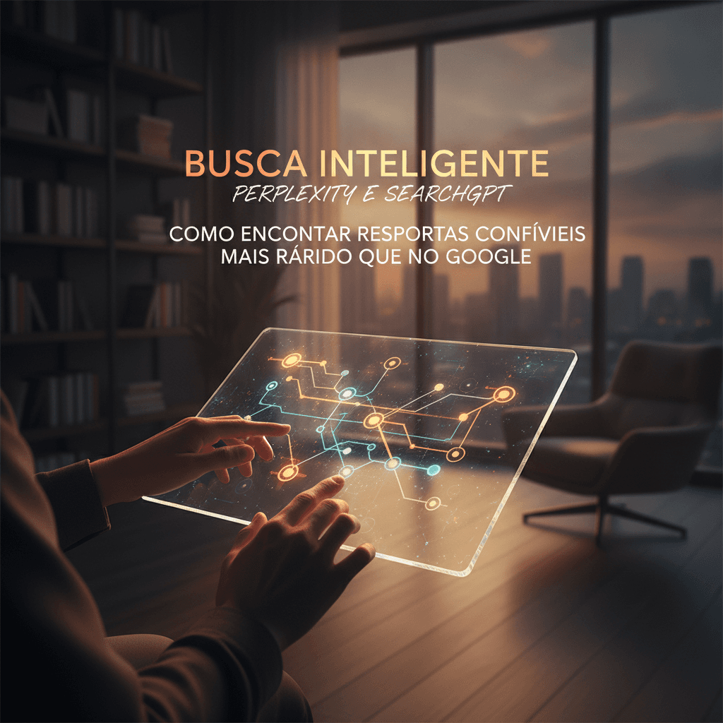 Imagem de capa fotográfica para o post Busca Inteligente (Perplexity e SearchGPT): Como Encontrar Respostas Confiáveis Mais Rápido que no Google