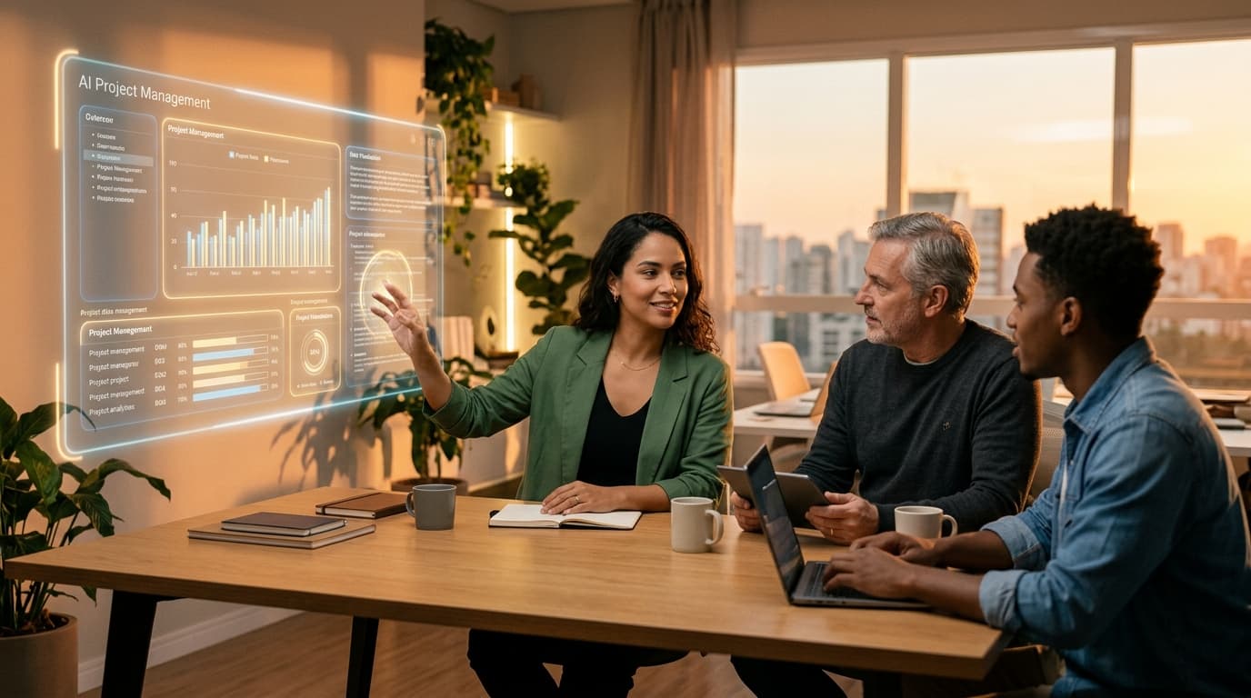 Imagem de capa fotográfica para o post O Futuro do Trabalho com Agentes de IA: Como a Inteligência Artificial Está Redefinindo o Nosso Dia a Dia